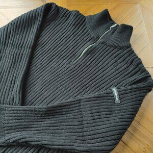Balenciaga Black Knit Sweater Half-Zip size XL / 3 (New)